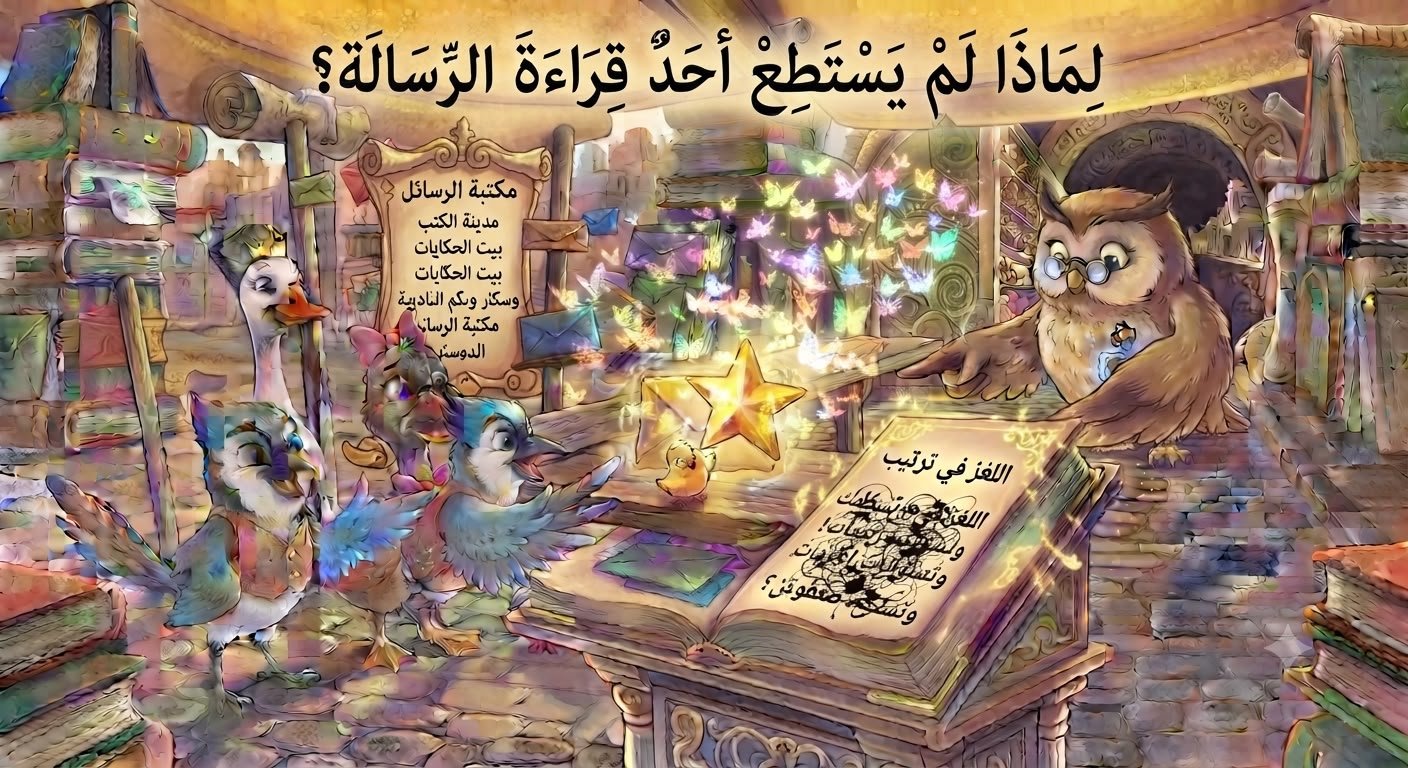 لماذا لم يستطع أحد قراءة الرسالة؟