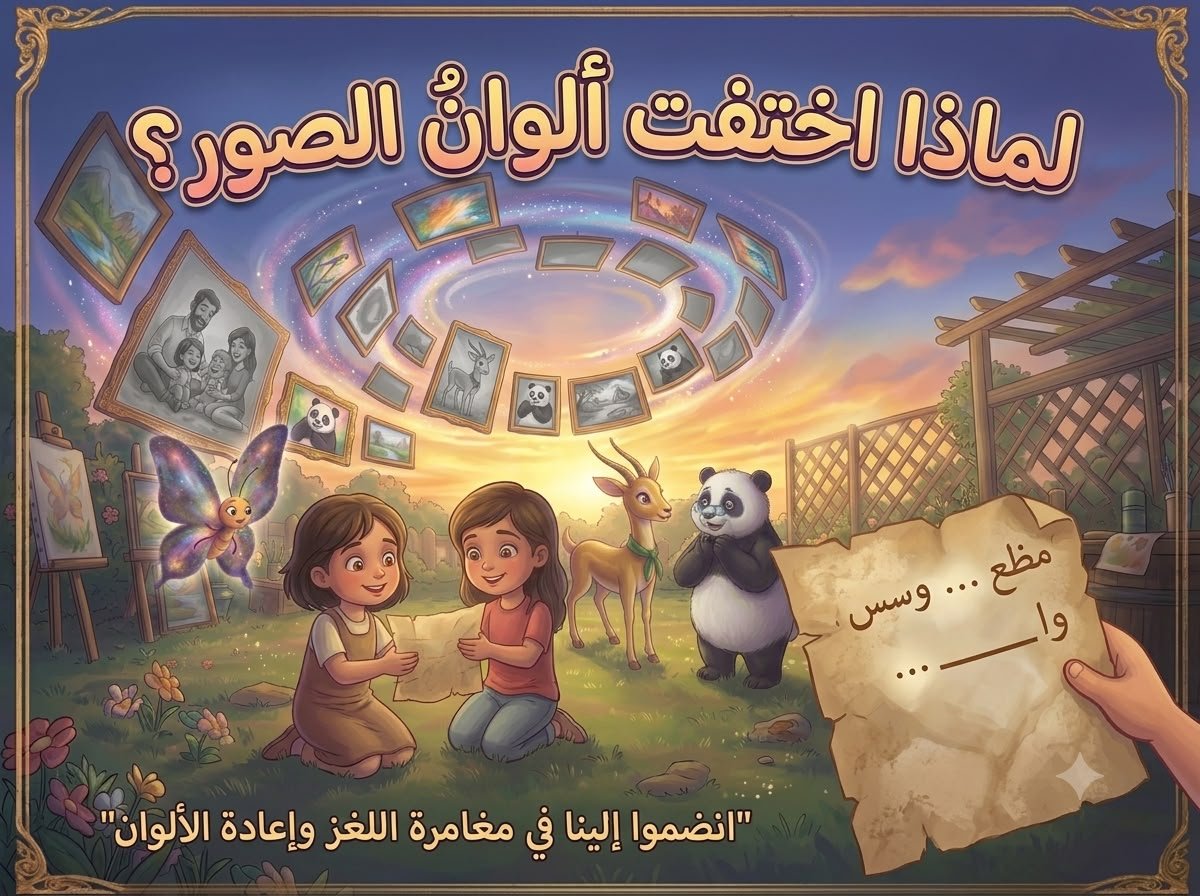 لماذا اختفت ألوان الصور؟